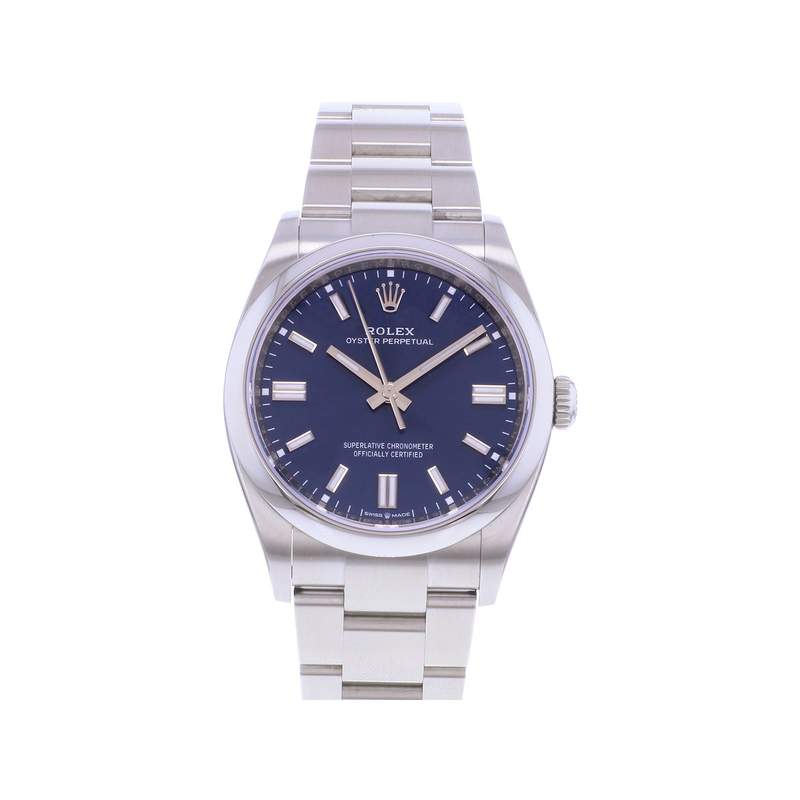 Montre d'occasion ROLEX Oyster Perpetual 36 mm homme mouvement automatique certifié (cosc) bracelet acier - vue 1