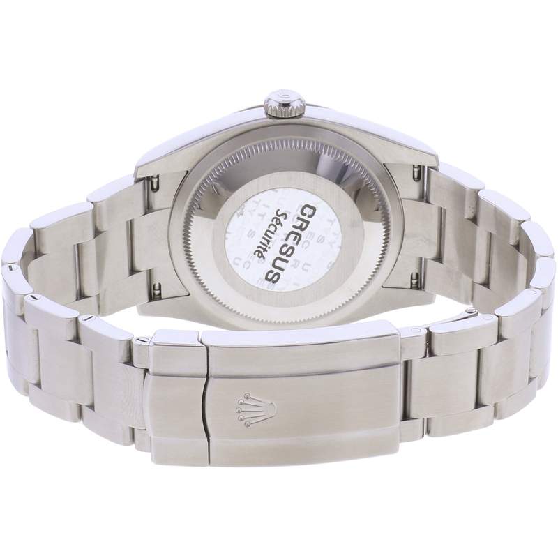 Montre d'occasion ROLEX Oyster Perpetual 36 mm homme mouvement automatique certifié (cosc) bracelet acier - vue 3