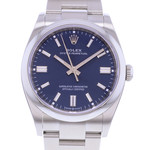 Montre d'occasion ROLEX Oyster Perpetual 36 mm homme mouvement automatique certifié (cosc) bracelet acier - vue D1
