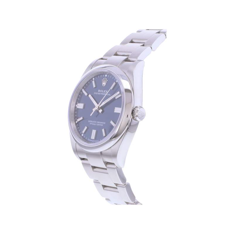Montre d'occasion ROLEX Oyster Perpetual 36 mm homme mouvement automatique certifié (cosc) bracelet acier - vue D2