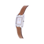 Montre d'occasion HERMES Cape Cod Diamants femme quartz bracelet cuir d'origine - vue D2
