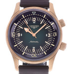 Montre d'occasion LONGINES Legend Diver homme automatique bracelet cuir d'origine - vue D1