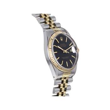 Montre d'occasion ROLEX DateJust 36 homme mouvement automatique certifié (cosc) bracelet or jaune 750/000 et acier