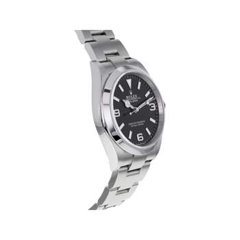 Montre d'occasion ROLEX Explorer homme mouvement automatique certifié (cosc) bracelet acier