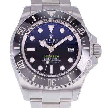 Montre d'occasion ROLEX Sea-Dweller DeepSea Blue homme mouvement automatique certifié (cosc) bracelet acier
