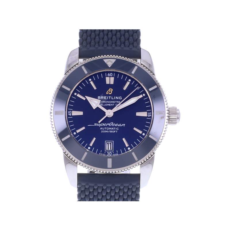Montre d'occasion BREITLING SuperOcean Heritage homme mouvement automatique certifié (cosc) bracelet caoutchouc - vue 1