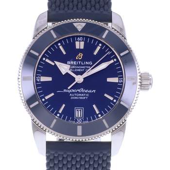 Montre d'occasion BREITLING SuperOcean Heritage homme mouvement automatique certifié (cosc) bracelet caoutchouc