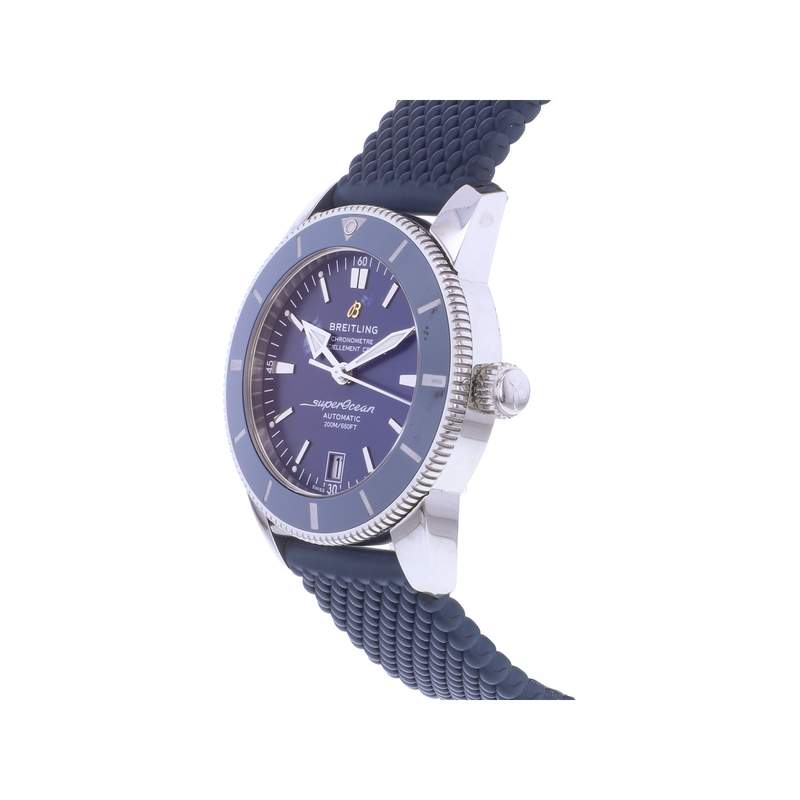 Montre d'occasion BREITLING SuperOcean Heritage homme mouvement automatique certifié (cosc) bracelet caoutchouc - vue D2
