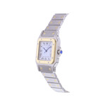 Montre d'occasion CARTIER Santos Automatique mixte automatique bracelet or jaune 750/000 et acier - vue D2