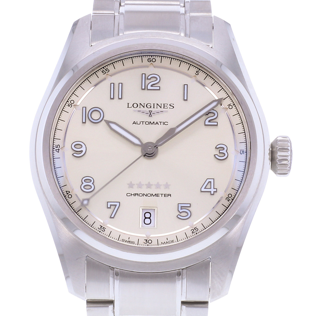 Montre d'occasion LONGINES Spirit homme automatique bracelet acier - vue D1