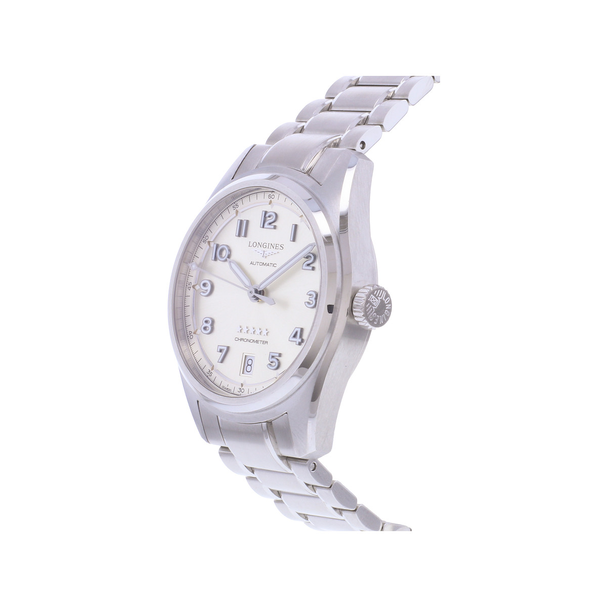 Montre d'occasion LONGINES Spirit homme automatique bracelet acier - vue D2