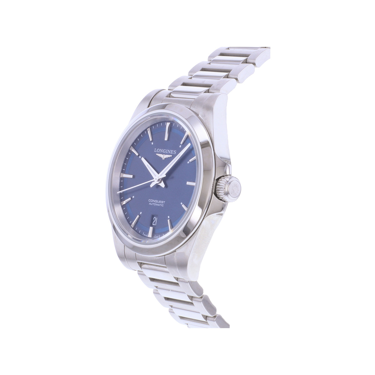 Montre d'occasion LONGINES Conquest homme automatique bracelet acier - vue D2