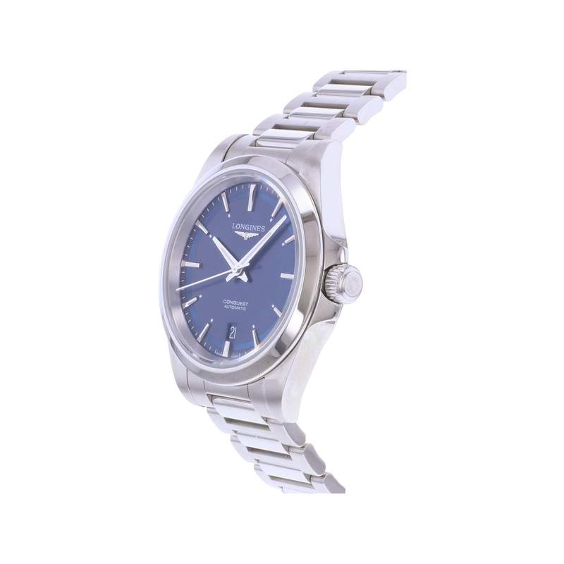 Montre d'occasion LONGINES Conquest homme automatique bracelet acier - vue D2