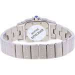 Montre d'occasion CARTIER Santos Galbée PM femme quartz bracelet acier - vue 3