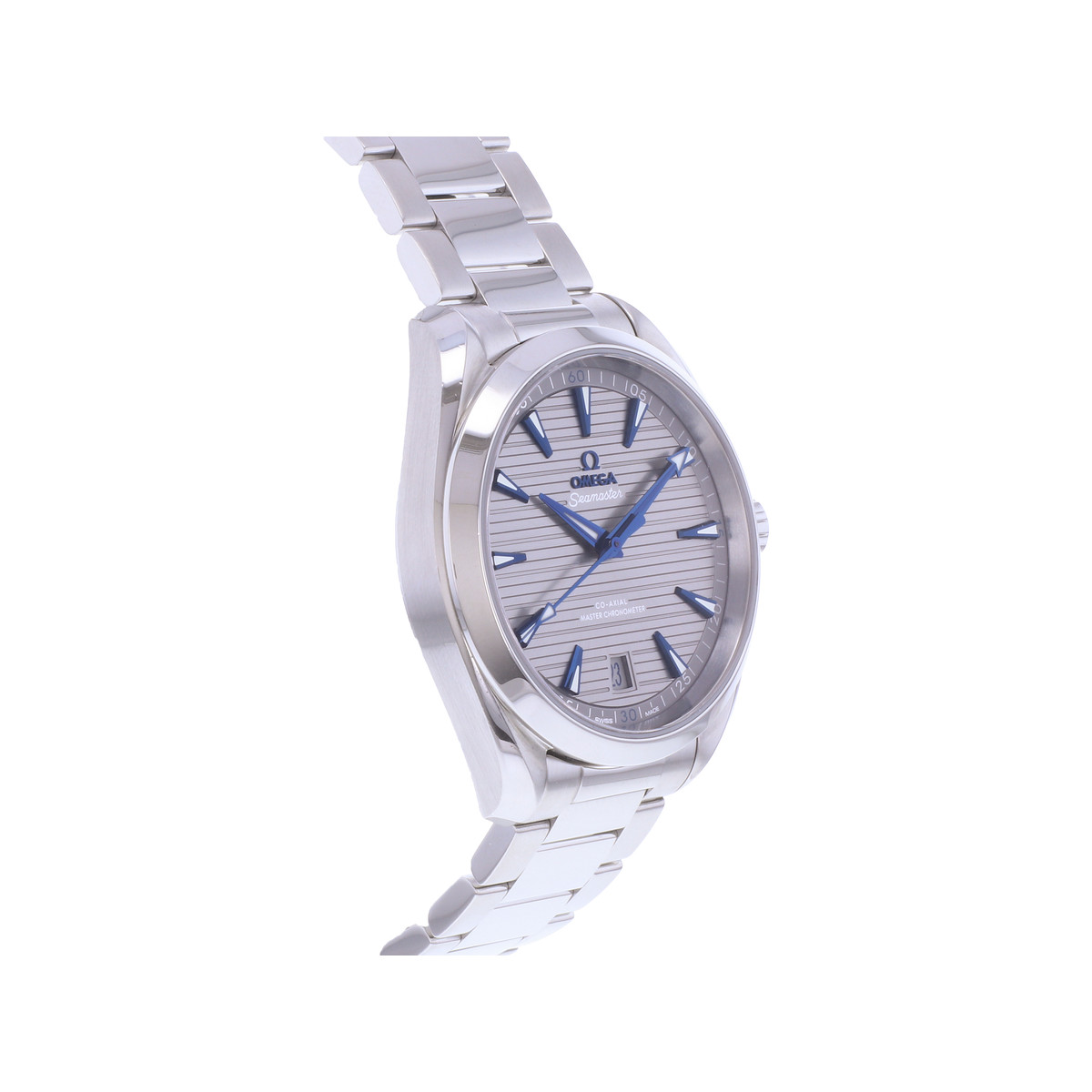 Montre d'occasion OMEGA Seamaster Aquaterra Co-Axial Chronometer homme mouvement automatique certifié (cosc) bracelet acier - vue 2