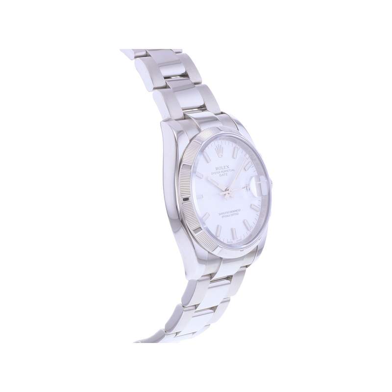 Montre d'occasion ROLEX Date mixte mouvement automatique certifié (cosc) bracelet acier - vue 2