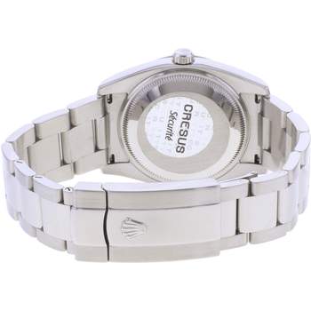 Montre d'occasion ROLEX Date mixte mouvement automatique certifié (cosc) bracelet acier