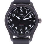 Montre d'occasion IWC Pilot Top Gun homme automatique bracelet caoutchouc - vue D1