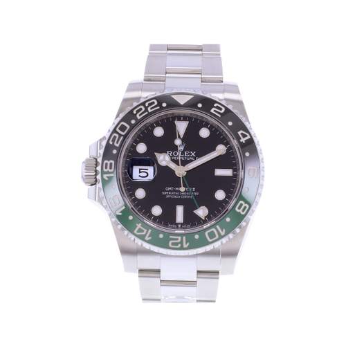 Montre d'occasion ROLEX GMT-Master II homme mouvement automatique certifié (cosc) bracelet acier