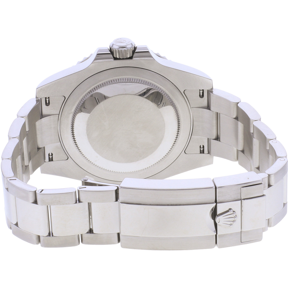 Montre d'occasion ROLEX GMT-Master II homme mouvement automatique certifié (cosc) bracelet acier - vue 3