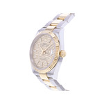 Montre d'occasion ROLEX DateJust 36 homme mouvement automatique certifié (cosc) bracelet or jaune 750/000 et acier - vue D2