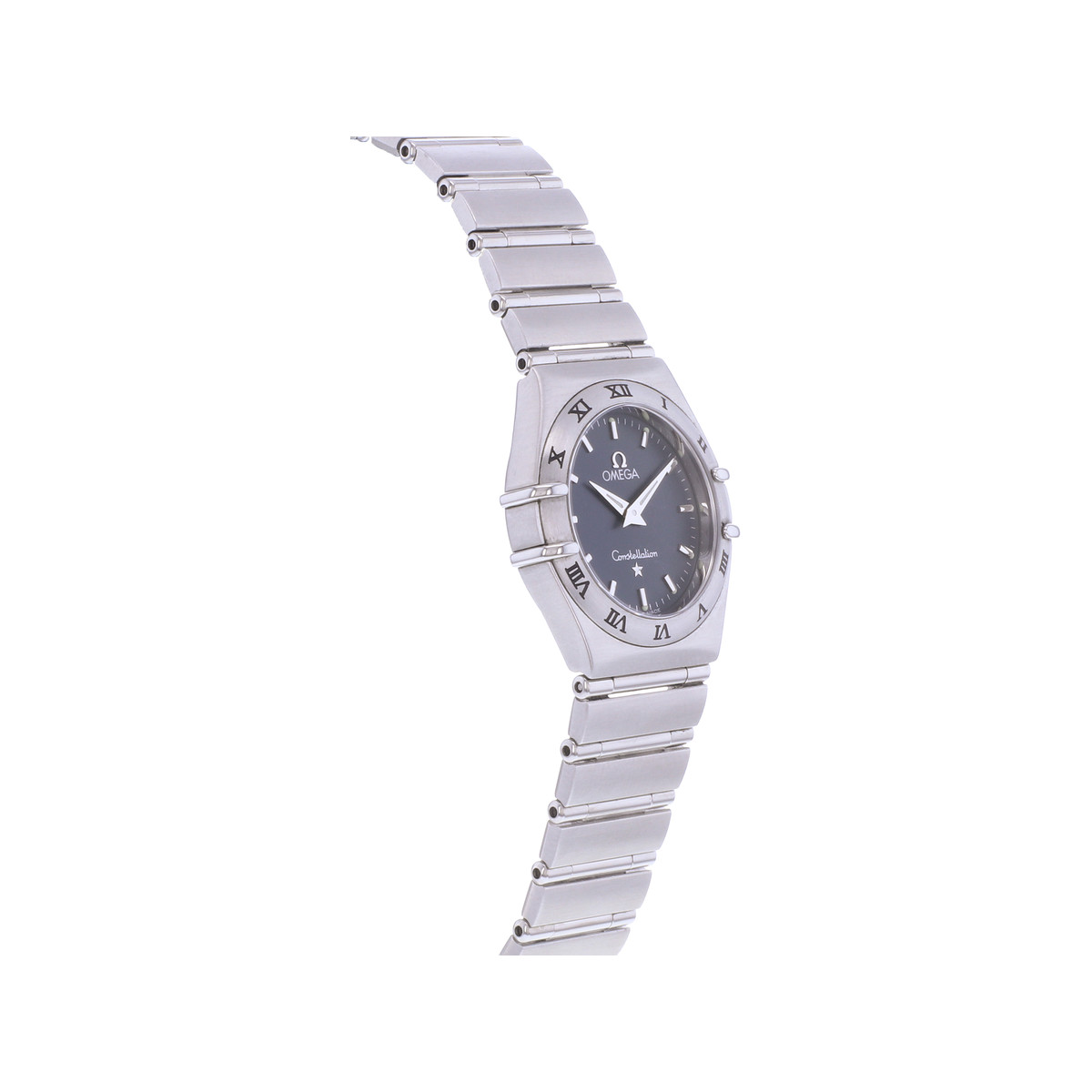 Montre d'occasion OMEGA Constellation femme quartz bracelet acier - vue 2