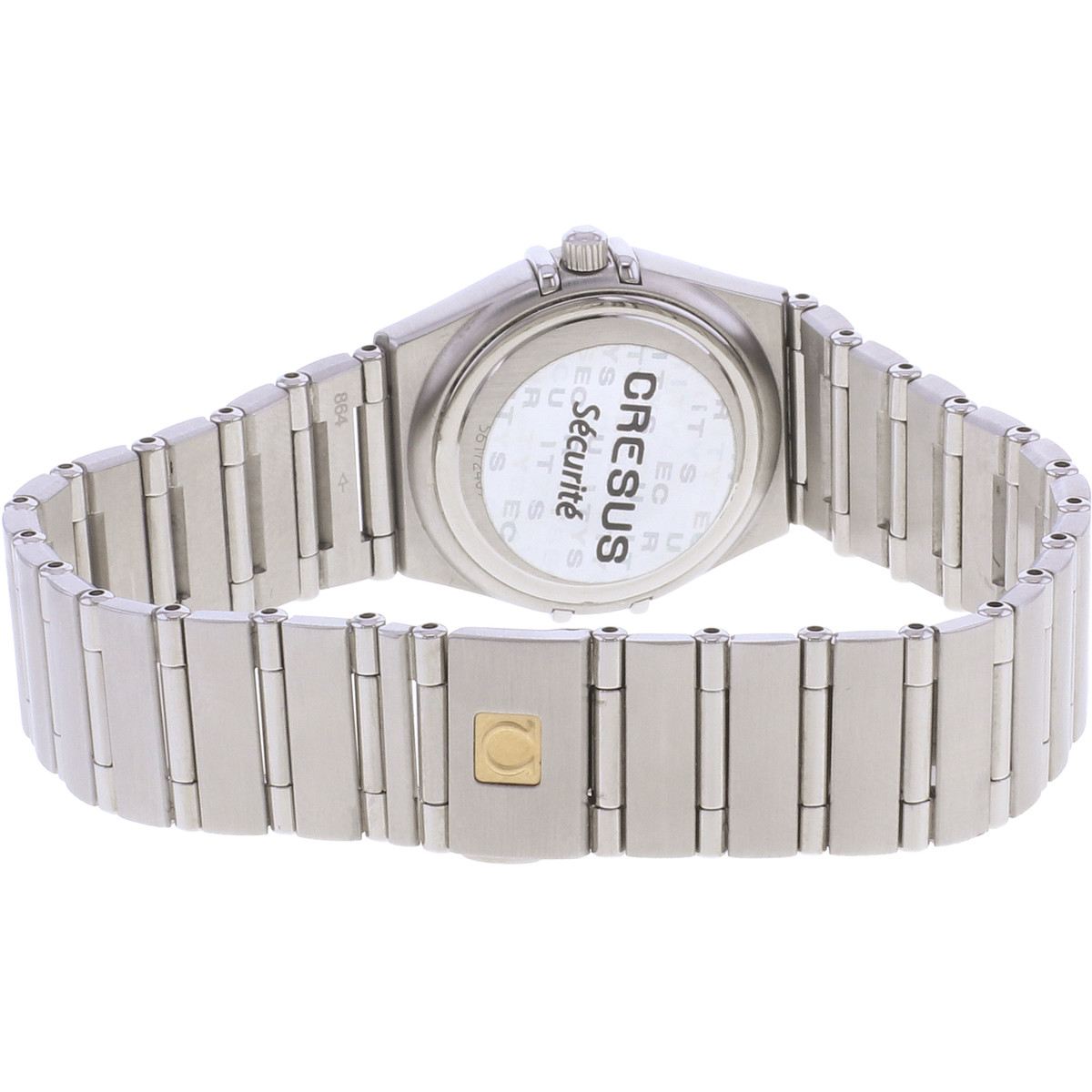 Montre d'occasion OMEGA Constellation femme quartz bracelet acier - vue 3