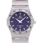 Montre d'occasion OMEGA Constellation femme quartz bracelet acier - vue D1