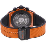 Montre d'occasion HUBLOT Big Bang Unico Orange Ceramic homme automatique bracelet caoutchouc - vue 3
