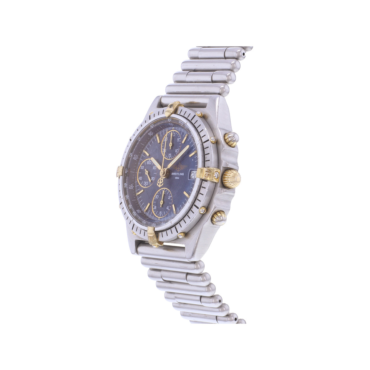 Montre d'occasion BREITLING Chronomat homme automatique bracelet acier - vue D2