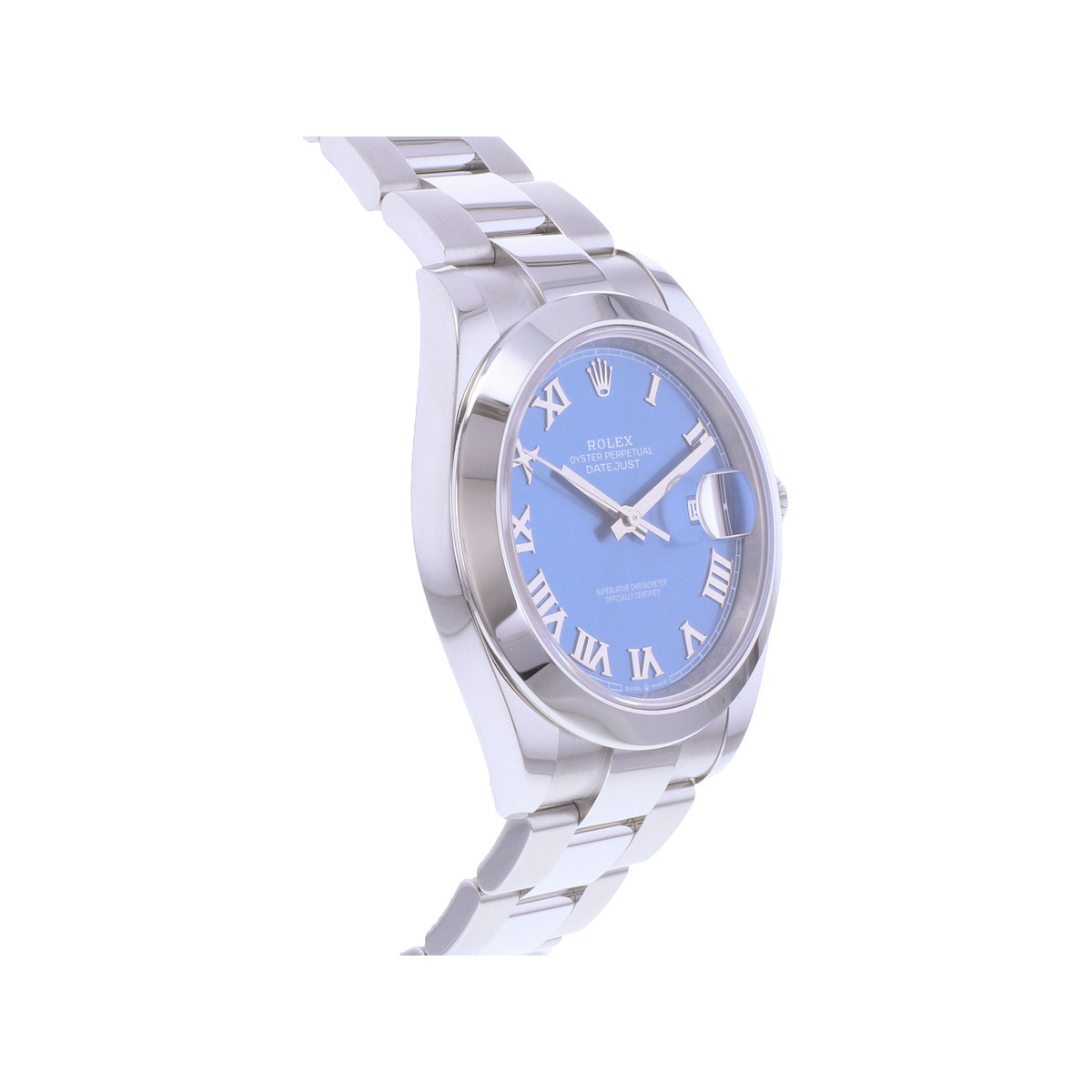 Montre d'occasion ROLEX DateJust 41 homme mouvement automatique certifié (cosc) bracelet acier - vue 2