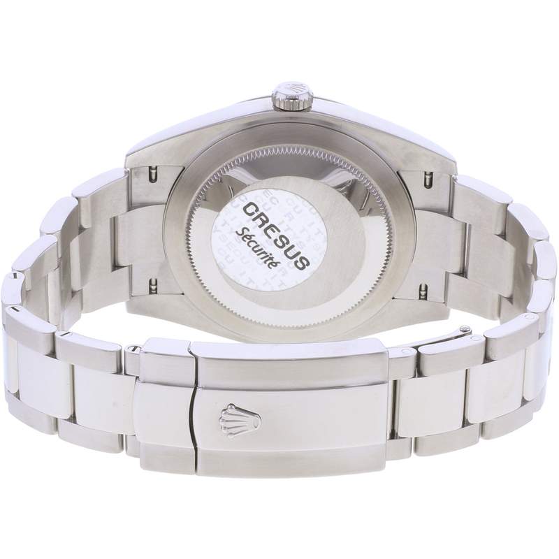 Montre d'occasion ROLEX DateJust 41 homme mouvement automatique certifié (cosc) bracelet acier - vue 3