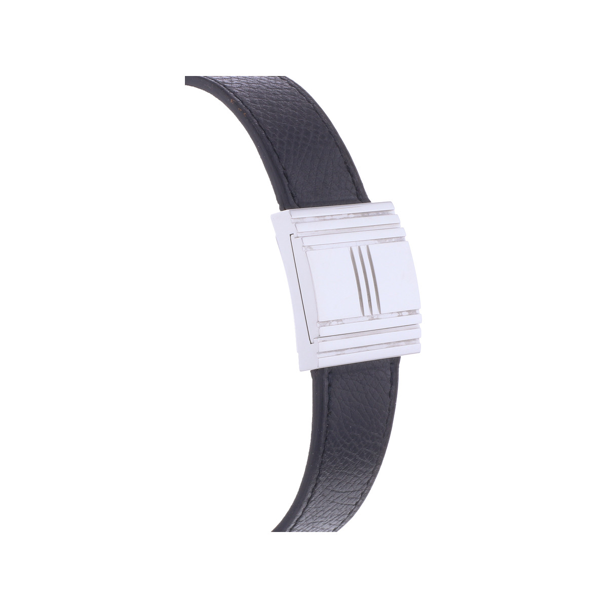 Montre d'occasion HERMES Glissade femme quartz bracelet cuir d'origine - vue 2