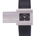 Montre d'occasion HERMES Glissade femme quartz bracelet cuir d'origine - vue D1