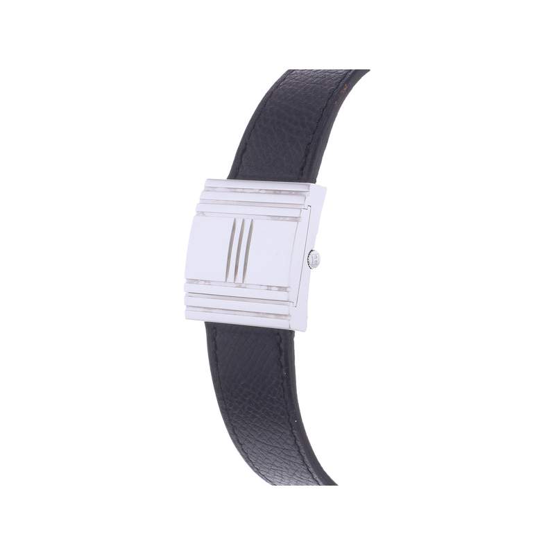 Montre d'occasion HERMES Glissade femme quartz bracelet cuir d'origine - vue D2