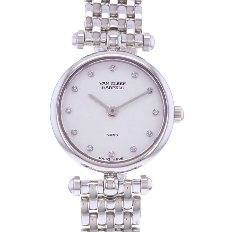 Montre d'occasion VAN CLEEF & ARPELS Classic Lady femme quartz bracelet acier - vue D1