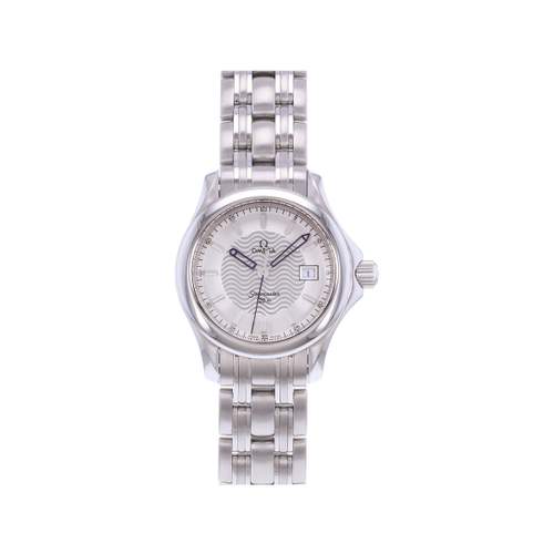 Montre d'occasion OMEGA Seamaster 120 29mm femme quartz bracelet acier