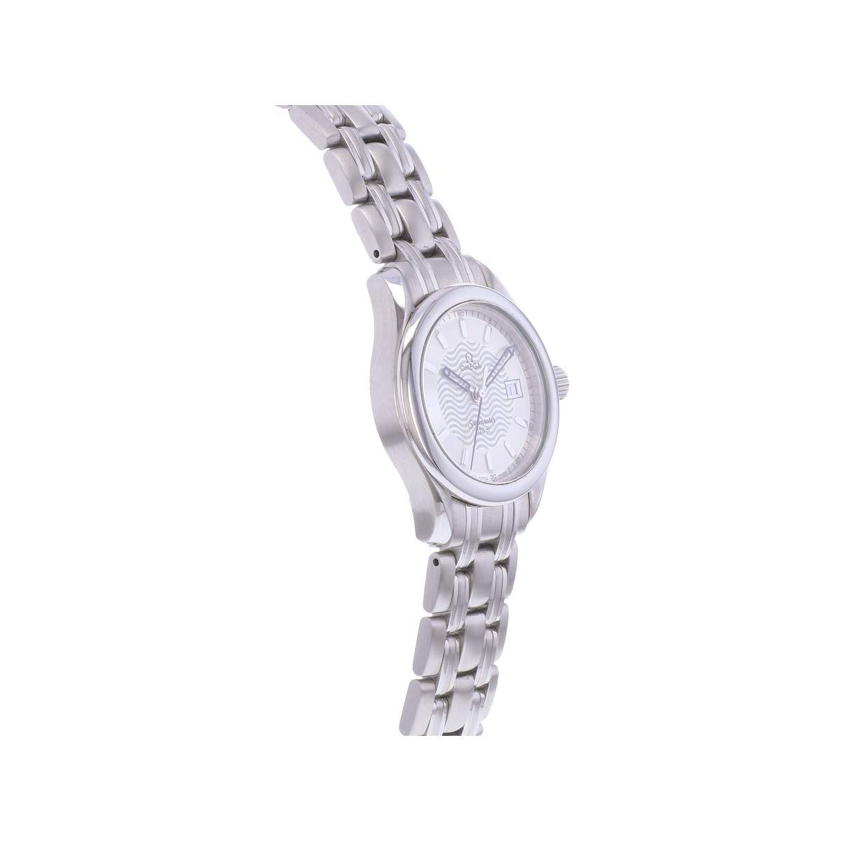 Montre d'occasion OMEGA Seamaster 120 29mm femme quartz bracelet acier - vue 2