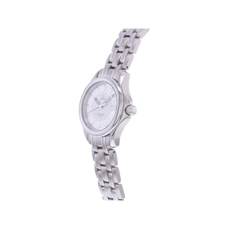 Montre d'occasion OMEGA Seamaster 120 29mm femme quartz bracelet acier - vue D2