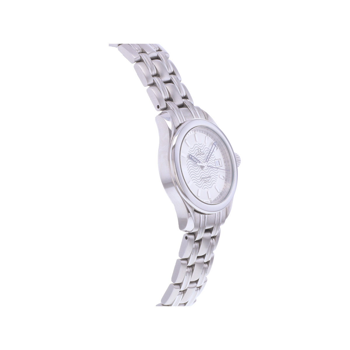 Montre d'occasion OMEGA Seamaster 120 29mm femme quartz bracelet acier - vue 2