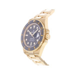 Montre d'occasion ROLEX Submariner Date homme mouvement automatique certifié (cosc) bracelet or jaune 750/000 - vue D2