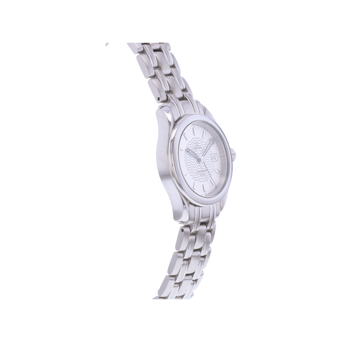 Montre d'occasion OMEGA Seamaster 120 29mm femme quartz bracelet acier - vue 2