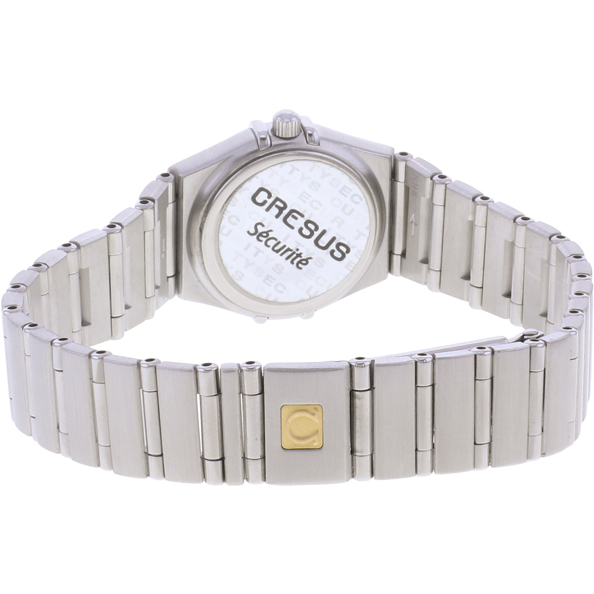Montre d'occasion OMEGA Constellation Lady Index diamants femme quartz bracelet acier - vue 3