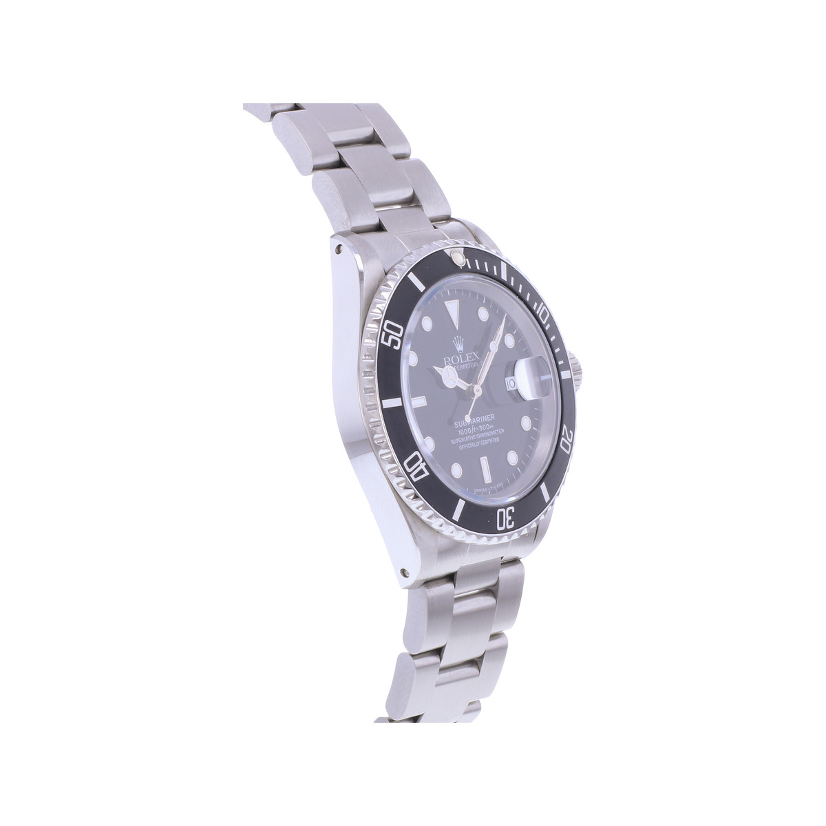 Montre d'occasion ROLEX Submariner Date homme mouvement automatique certifié (cosc) bracelet acier - vue 2