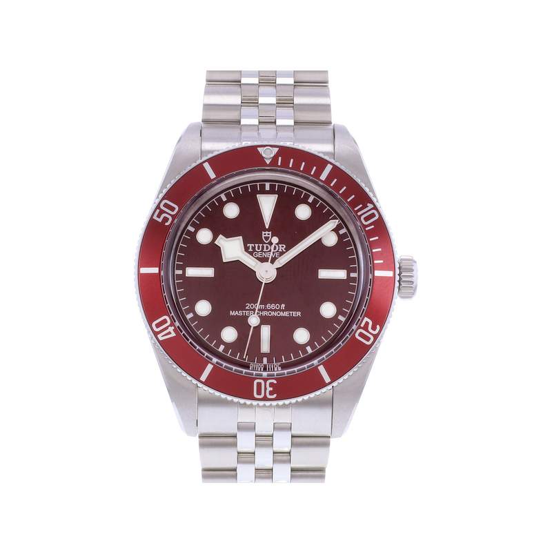 Montre d'occasion TUDOR Black Bay 58 'Burgundy' homme mouvement automatique certifié (cosc) bracelet acier - vue 1