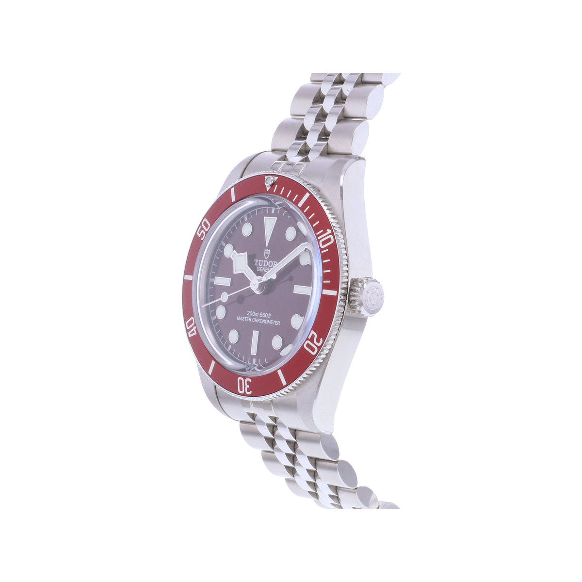 Montre d'occasion TUDOR Black Bay 58 'Burgundy' homme mouvement automatique certifié (cosc) bracelet acier - vue D2