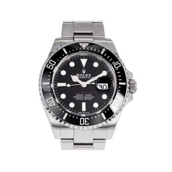 Montre d'occasion ROLEX Sea-Dweller 50e Anniversaire homme mouvement automatique certifié (cosc) bracelet acier