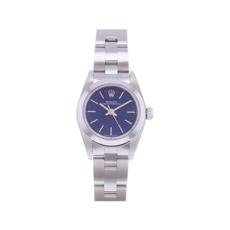 Montre d'occasion ROLEX Oyster Perpetual Lady femme automatique bracelet acier - vue 1