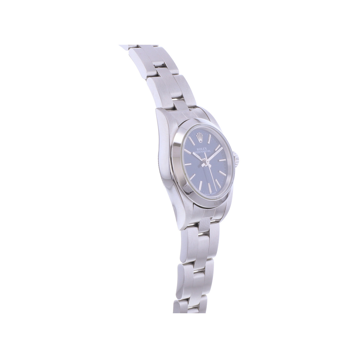 Montre d'occasion ROLEX Oyster Perpetual Lady femme automatique bracelet acier - vue 2