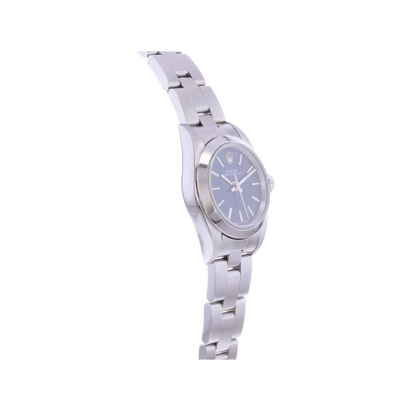 Montre d'occasion ROLEX Oyster Perpetual Lady femme automatique bracelet acier - vue 2